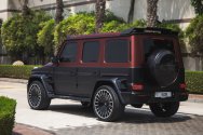 Mercedes G-Class Brabus 800 Kit Carbono Preto Mate e Vermelho