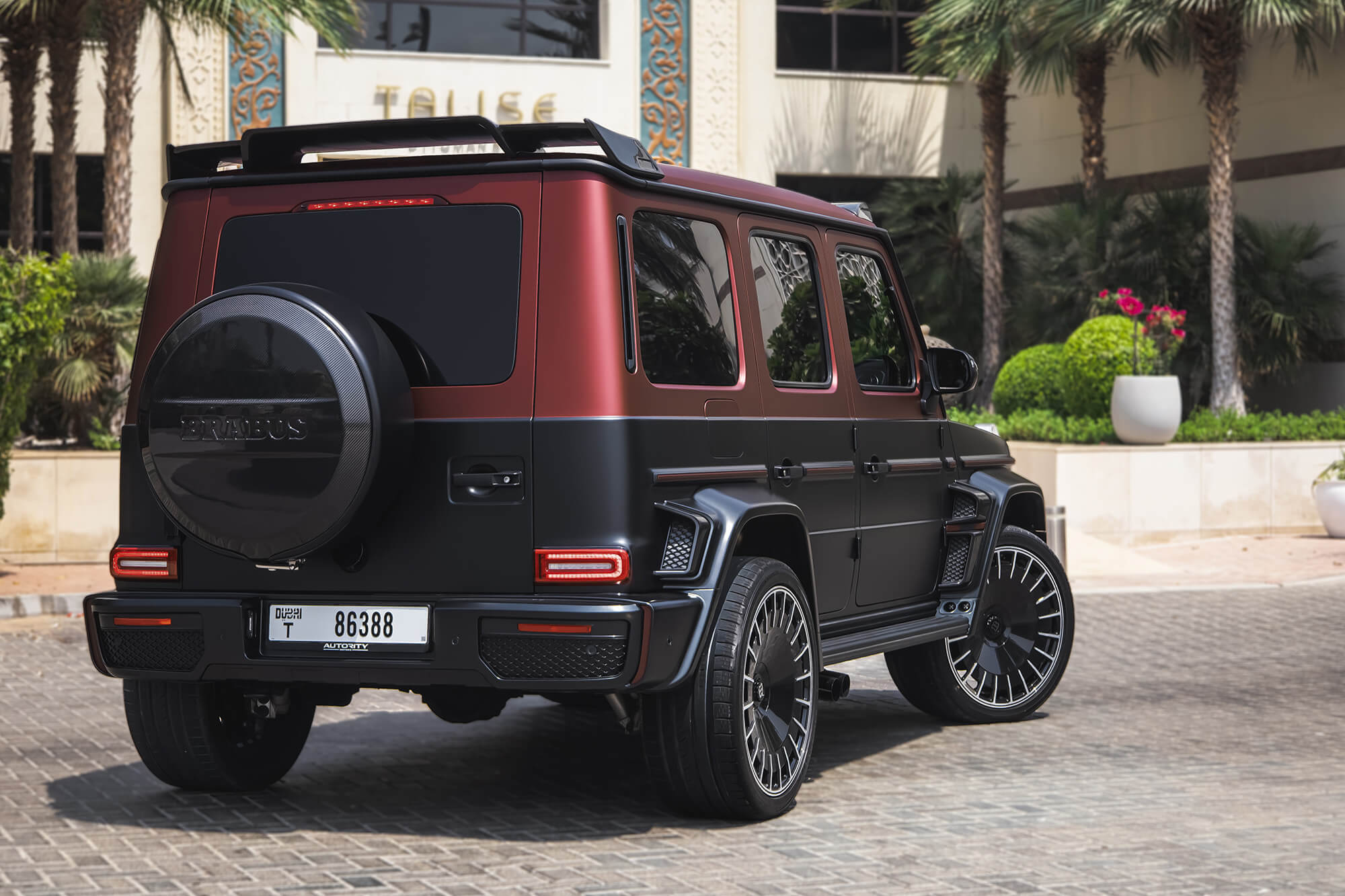 Mercedes G-Class Brabus 800 Carbon Kit Black Matte & Red