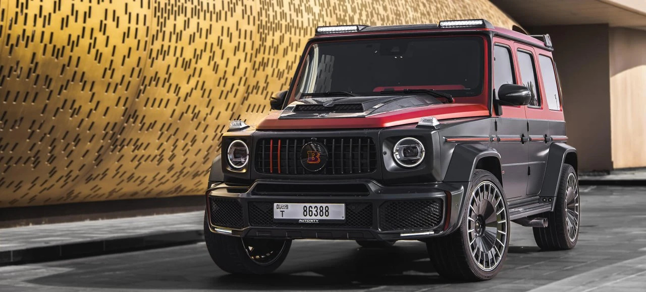 Mercedes G-Class Brabus 800 Carbon Kit Schwarz Matt & Rot