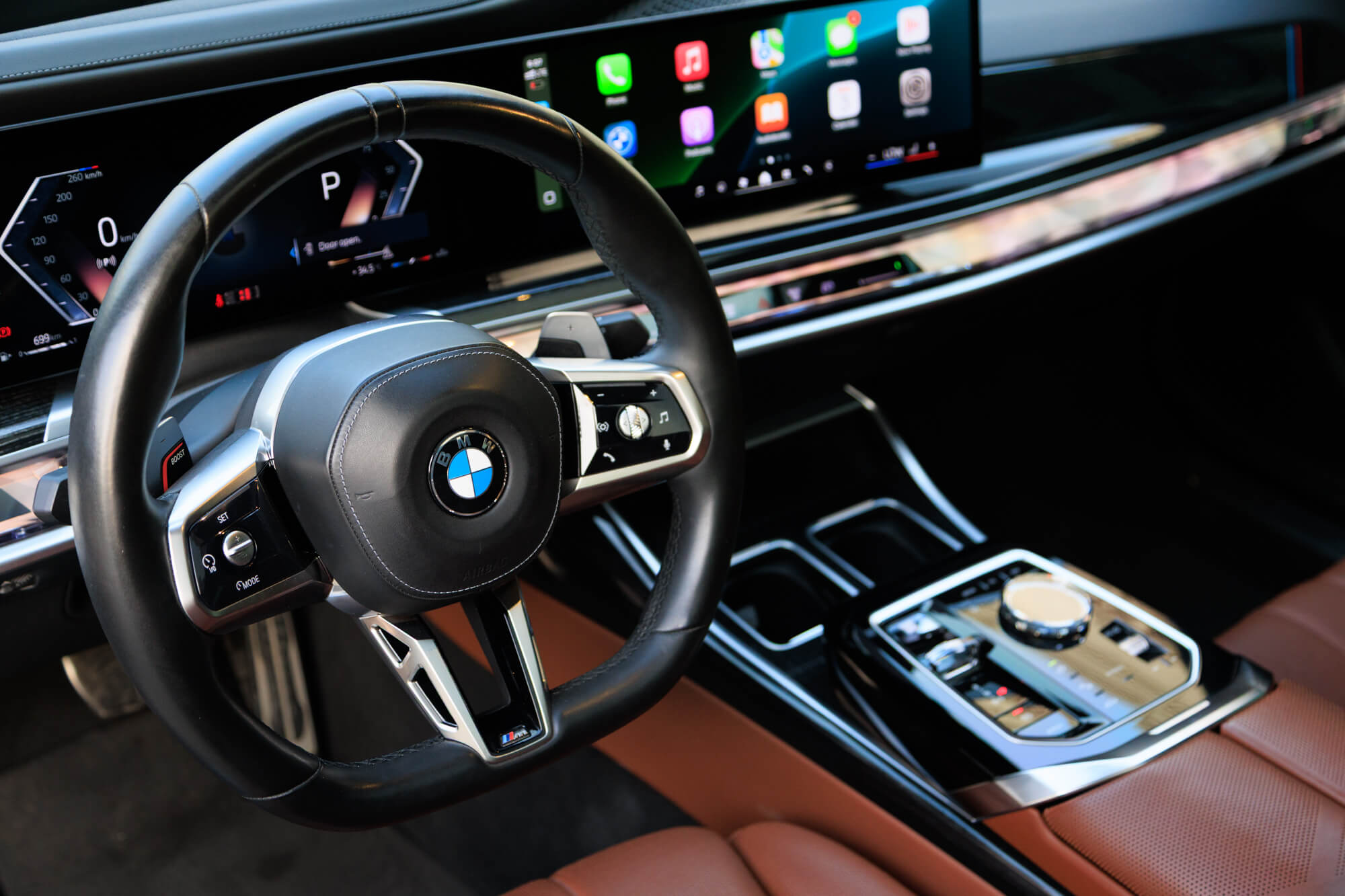 BMW 740i Individual Blue & Silver