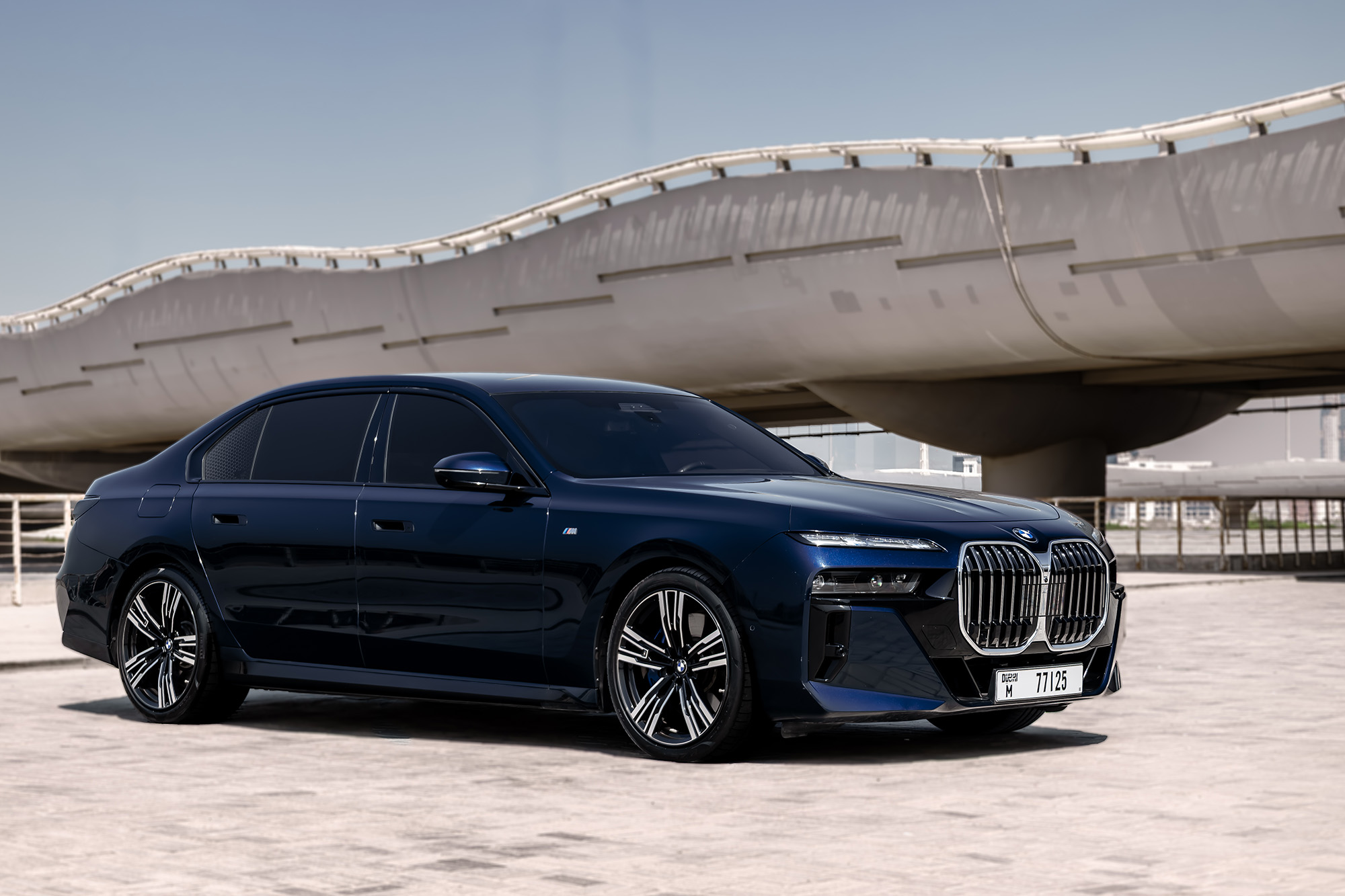 BMW 740i Individual Blue