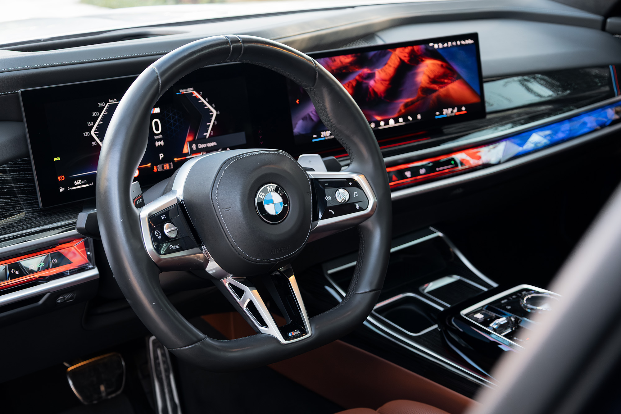 BMW 740i Individual Blue & Silver