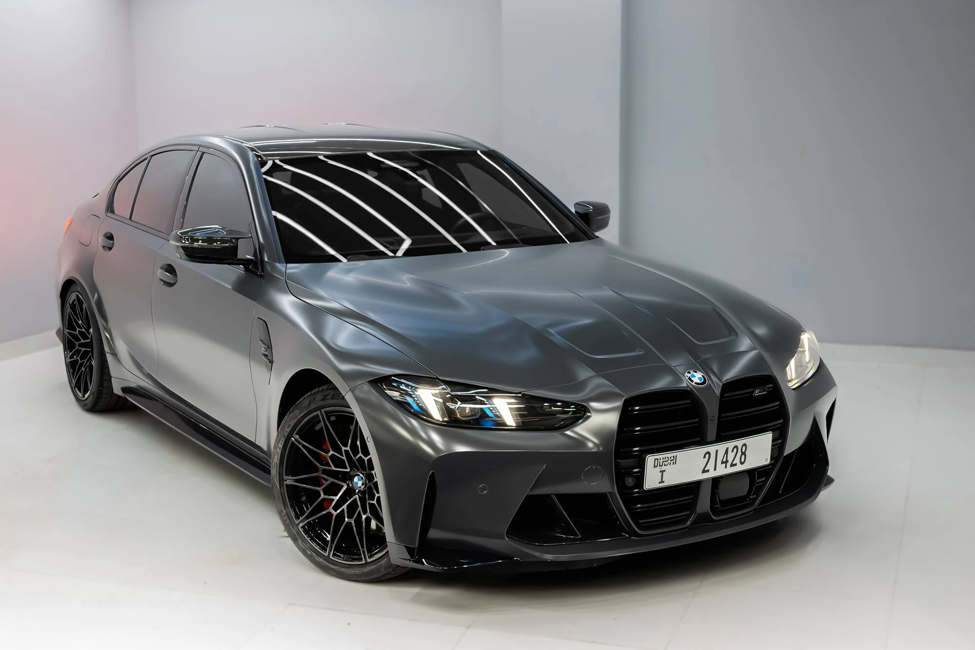 BMW M3 Competition Nieuwste Gen Grijs