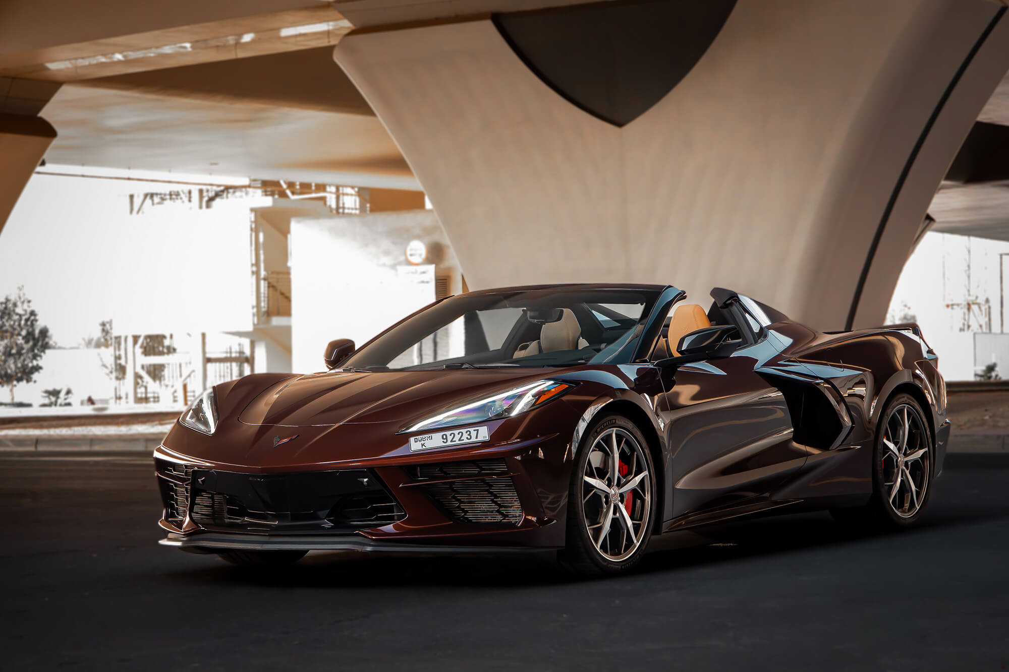 Chevrolet Corvette C8 Brown