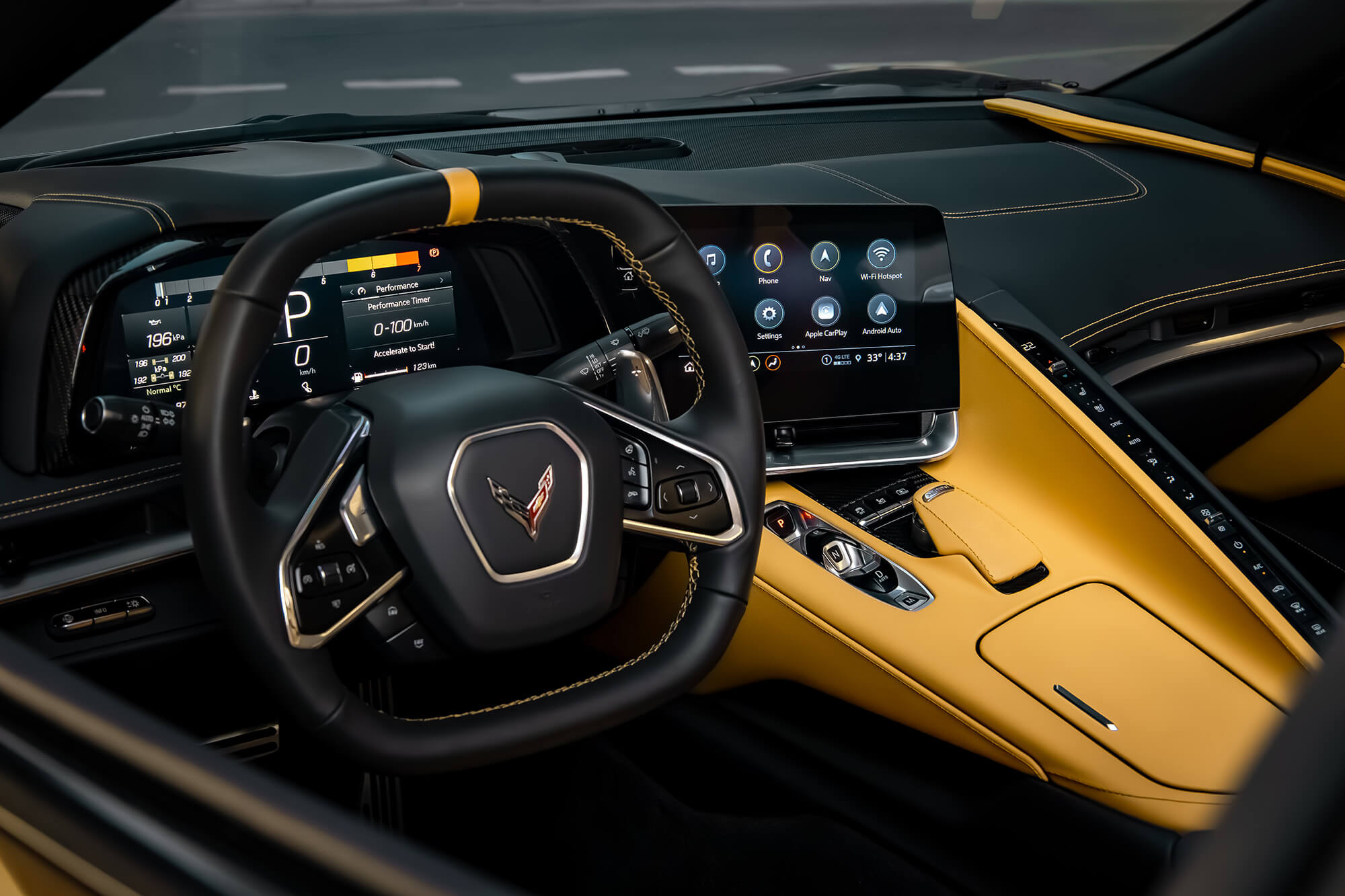 Chevrolet Corvette C8 Brown