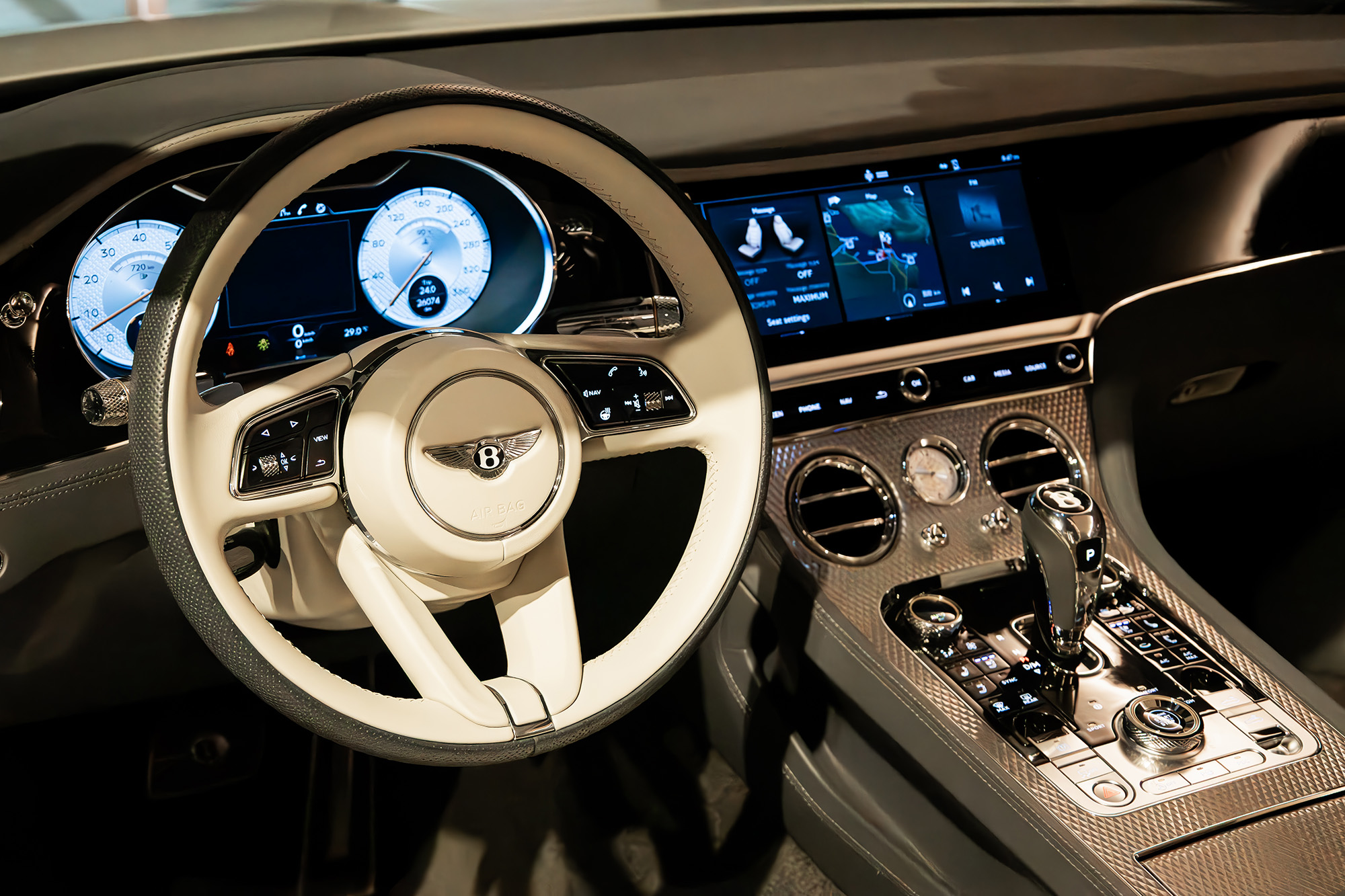 Bentley Continental GT Mulliner Convertible Matte White