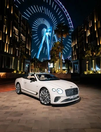 宾利欧陆 GT Mulliner敞篷车 哑光白