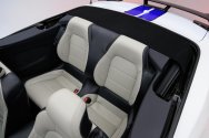 Ford Mustang New Gen Convertible White & Blue Ford Mustang New Gen Convertible White & Blue
