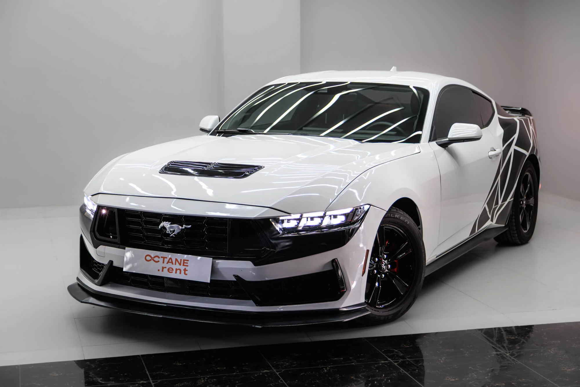Ford Mustang New Gen White & Black
