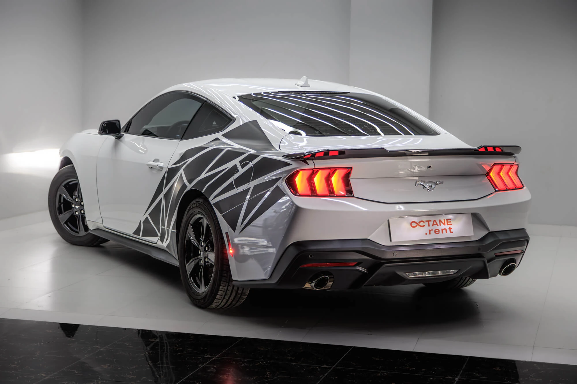 Ford Mustang New Gen White & Black