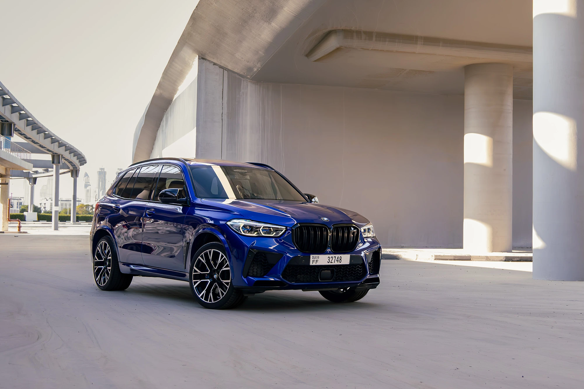 BMW X5M תחרות כחול BMW X5M תחרות כחול