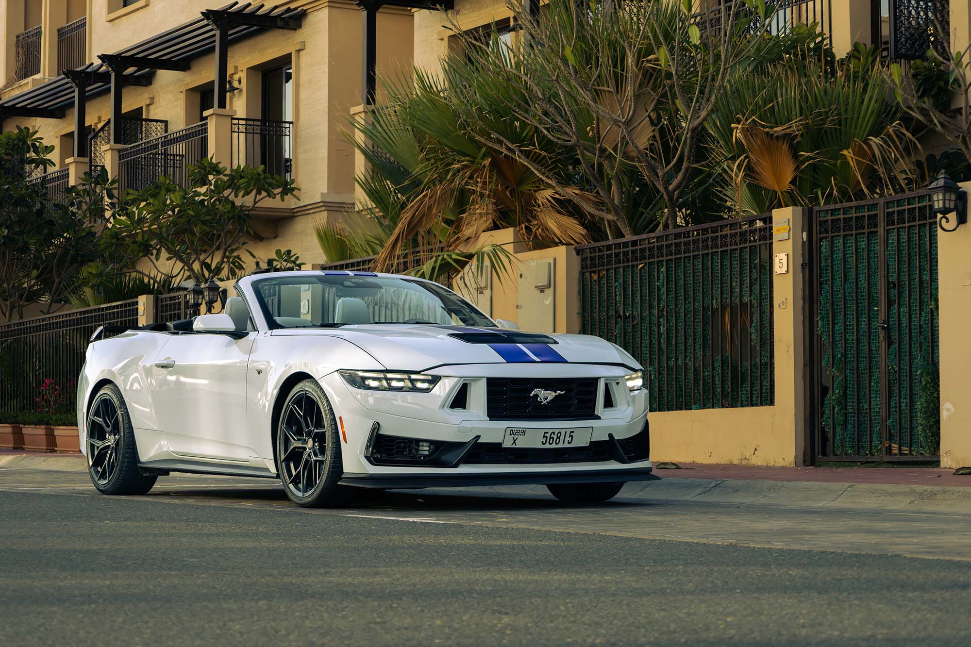 Ford Mustang New Gen Convertible White & Blue
