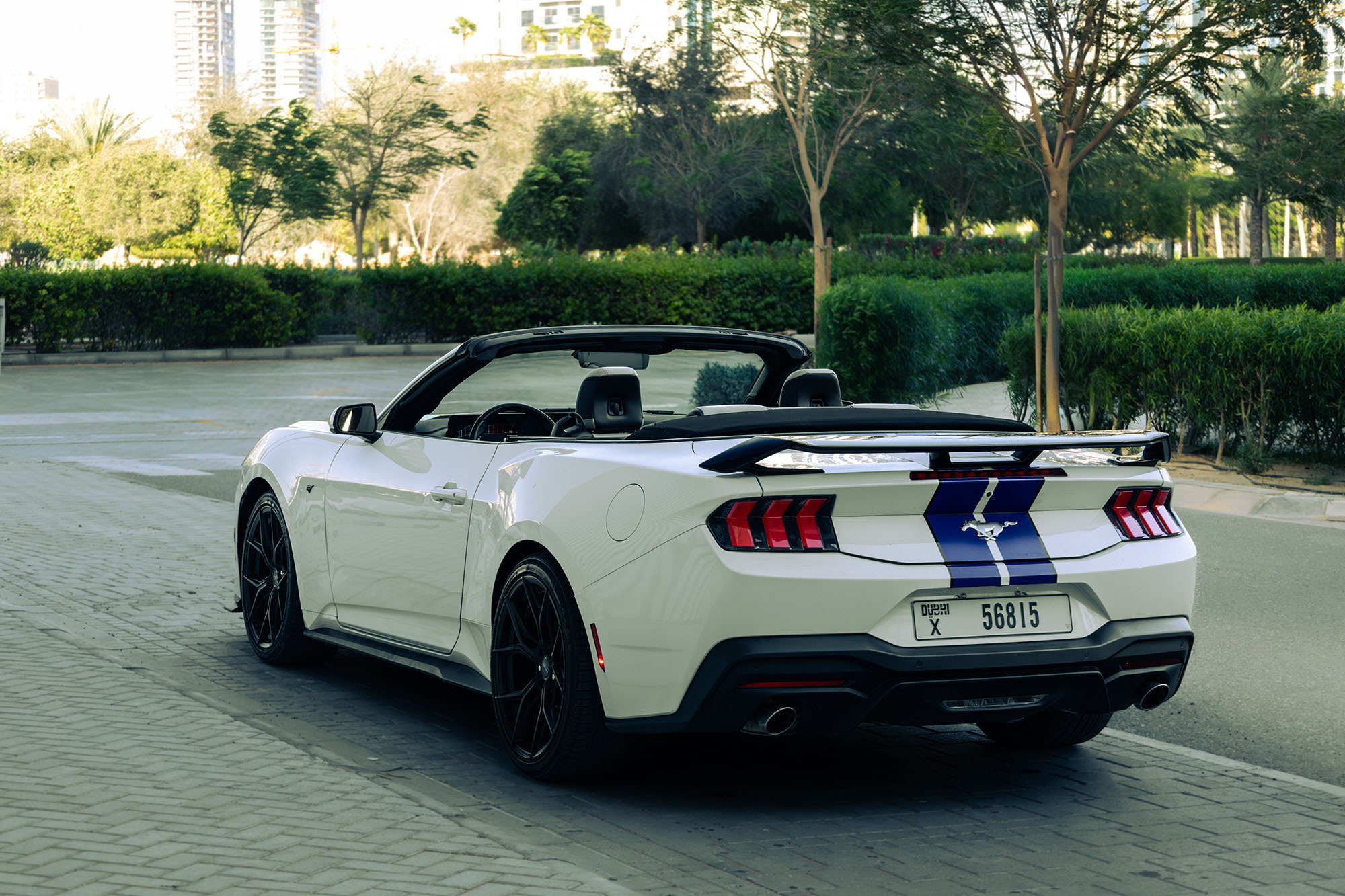 Ford Mustang New Gen Convertible White & Blue