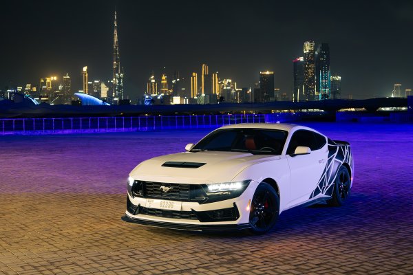 Ford Mustang New Gen белый и черный