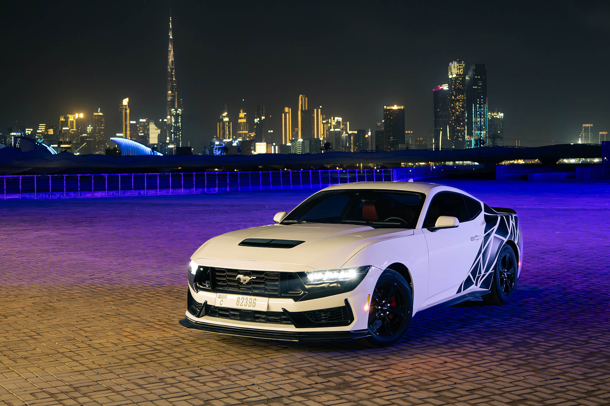 Ford Mustang New Gen White & Black
