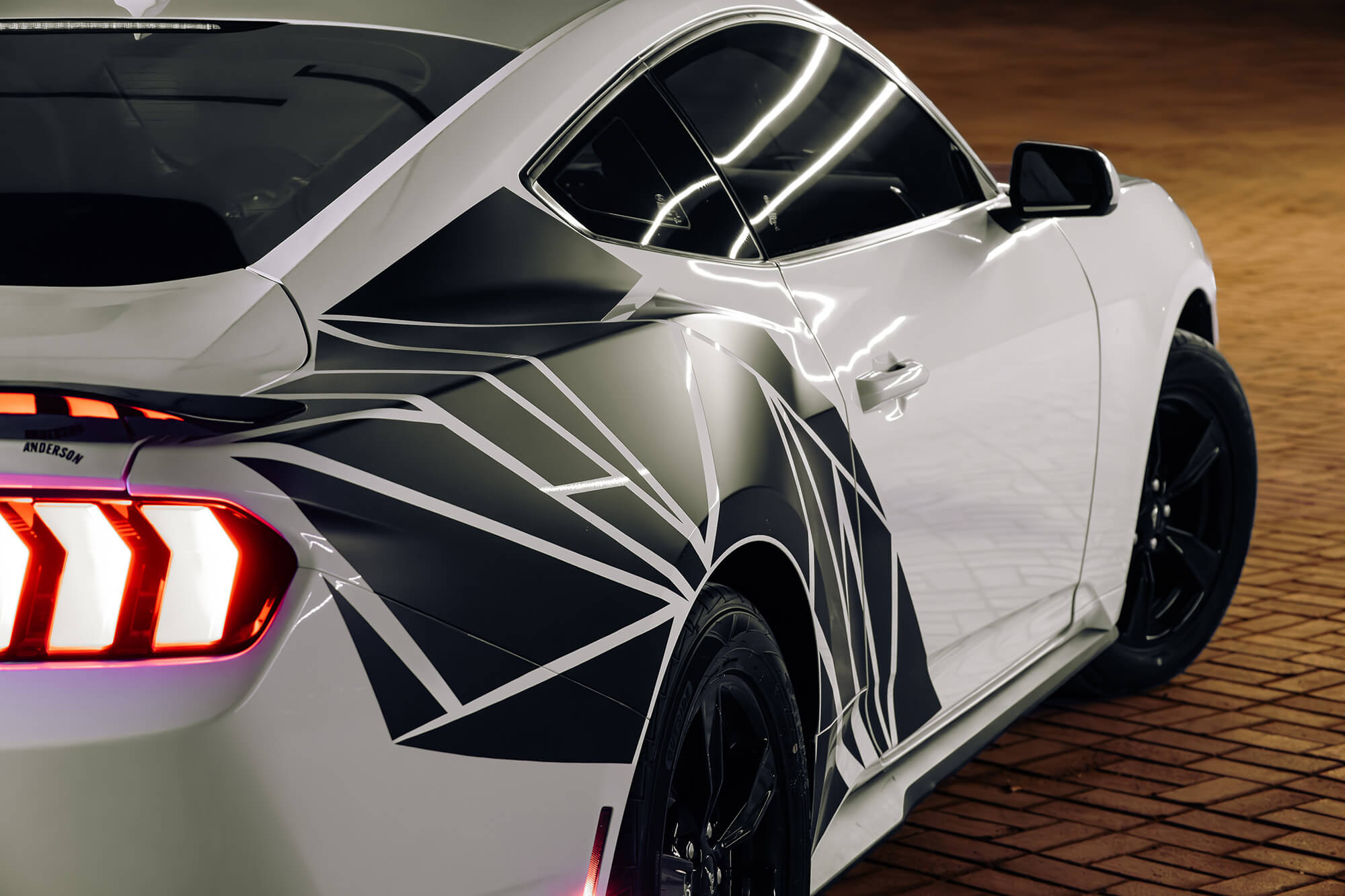 Ford Mustang New Gen White & Black