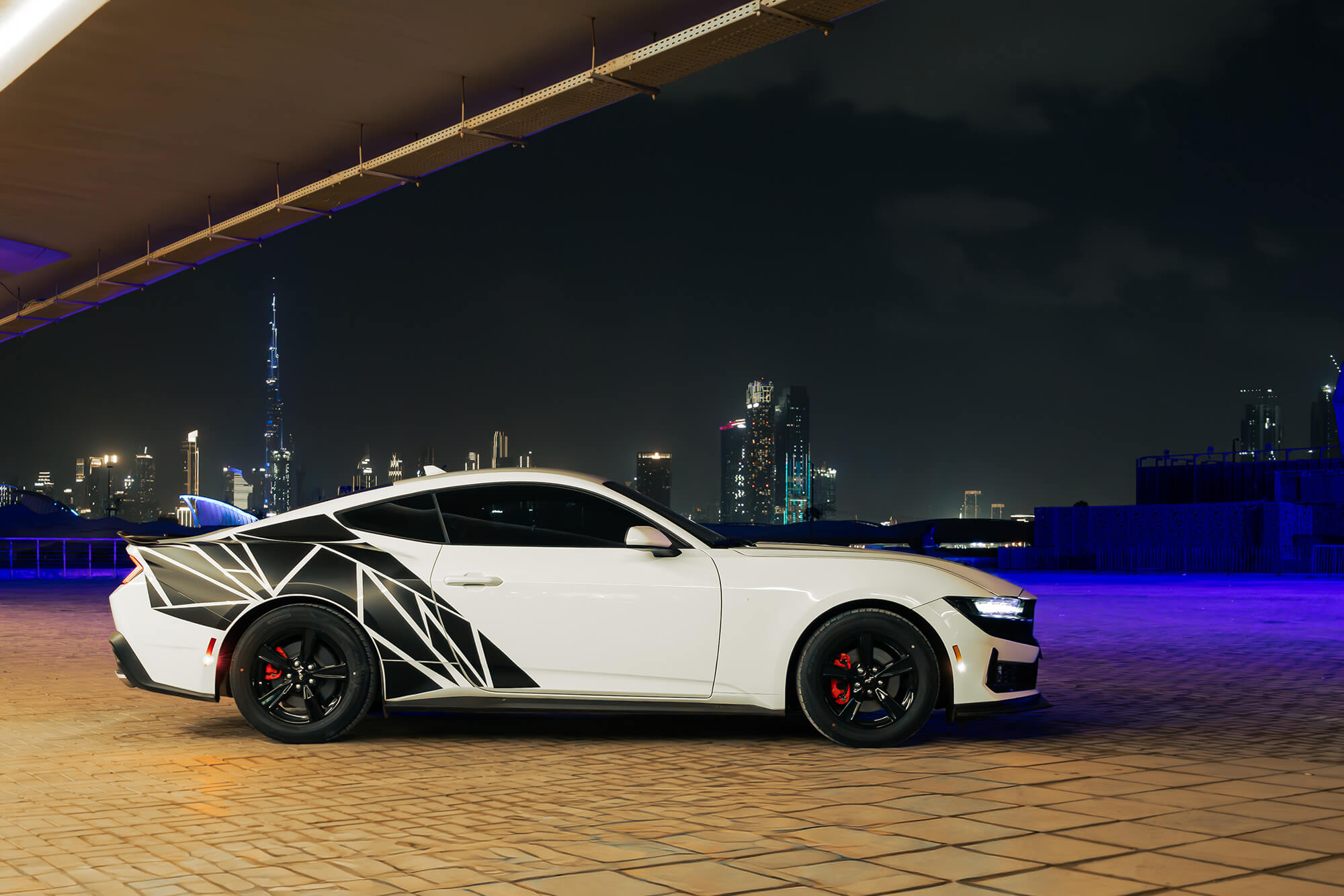 Ford Mustang New Gen White & Black