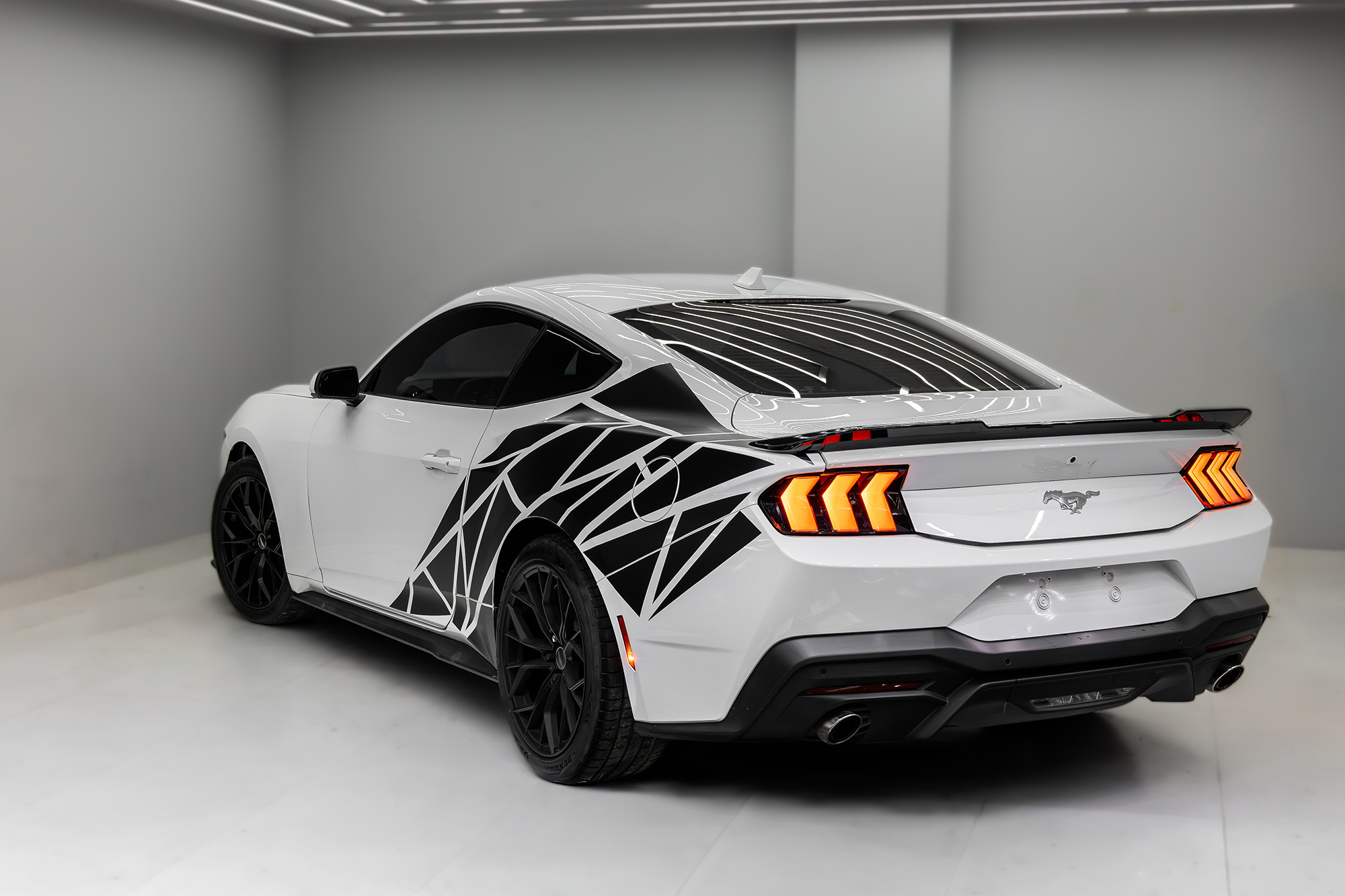 Ford Mustang New Gen White & Black