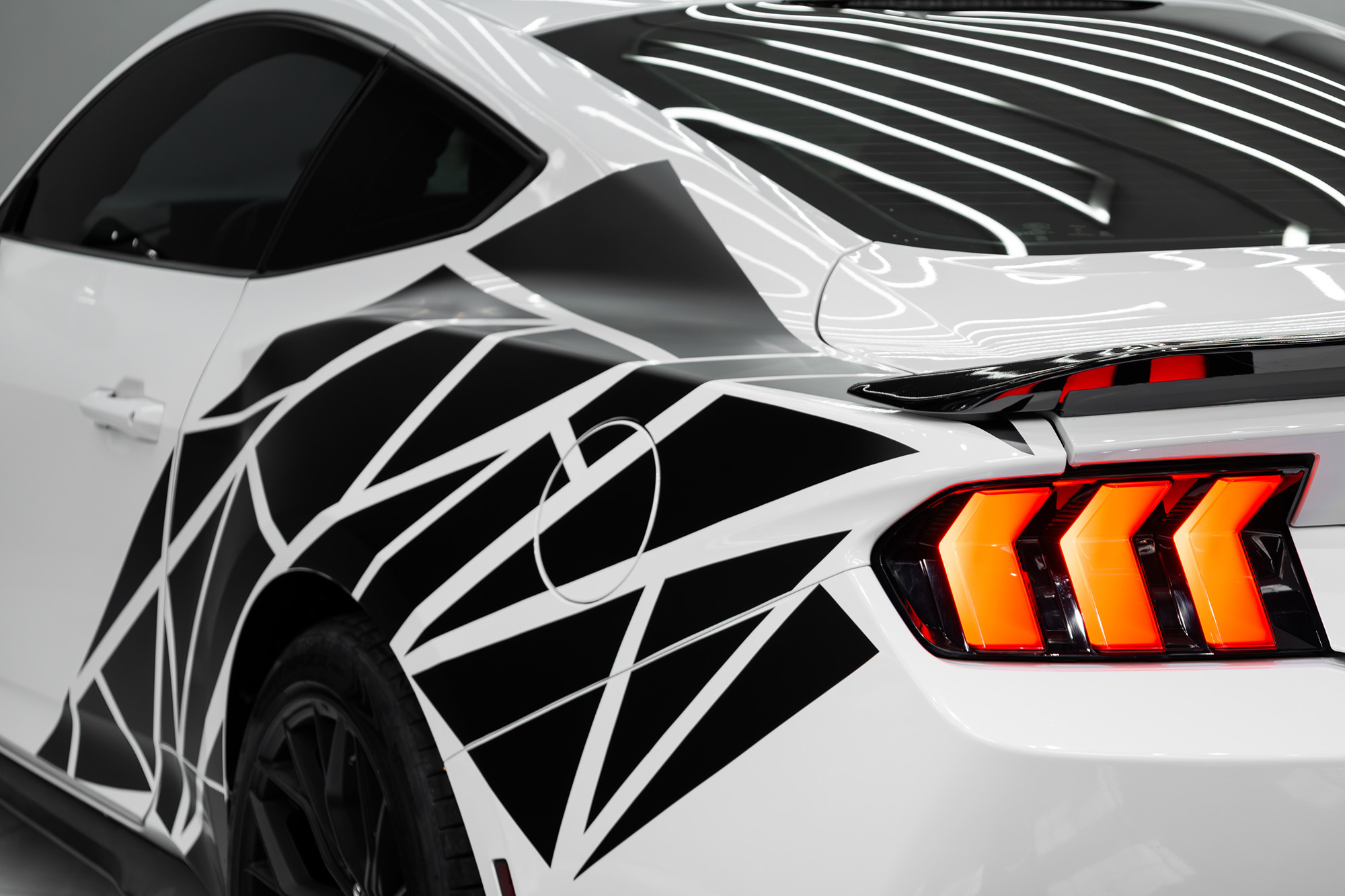 Ford Mustang New Gen White & Black