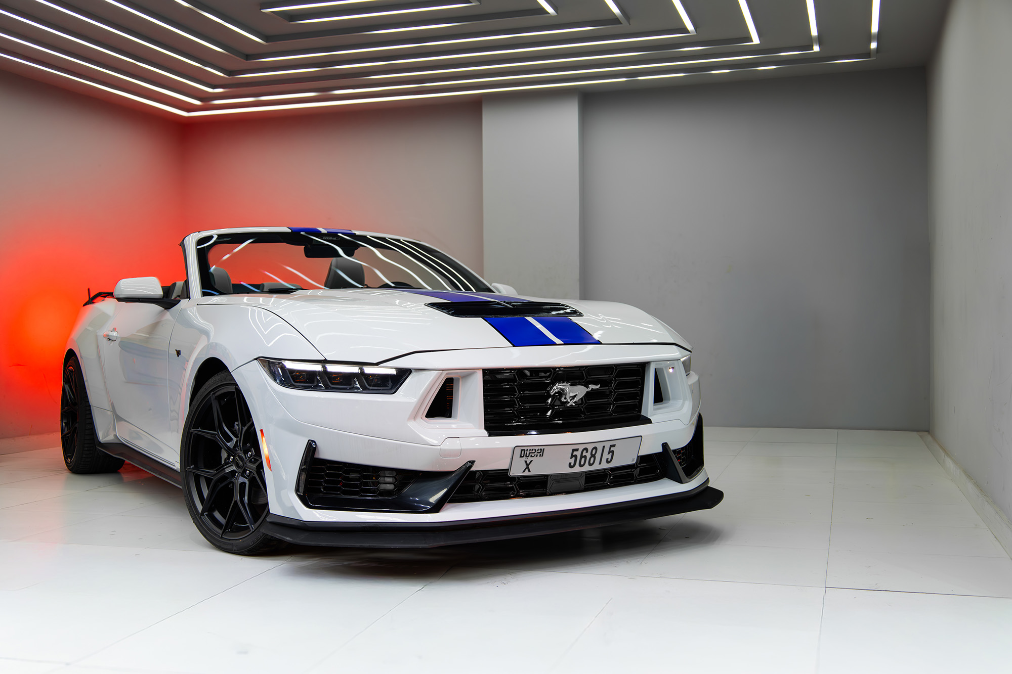 Ford Mustang New Gen Convertible White & Blue