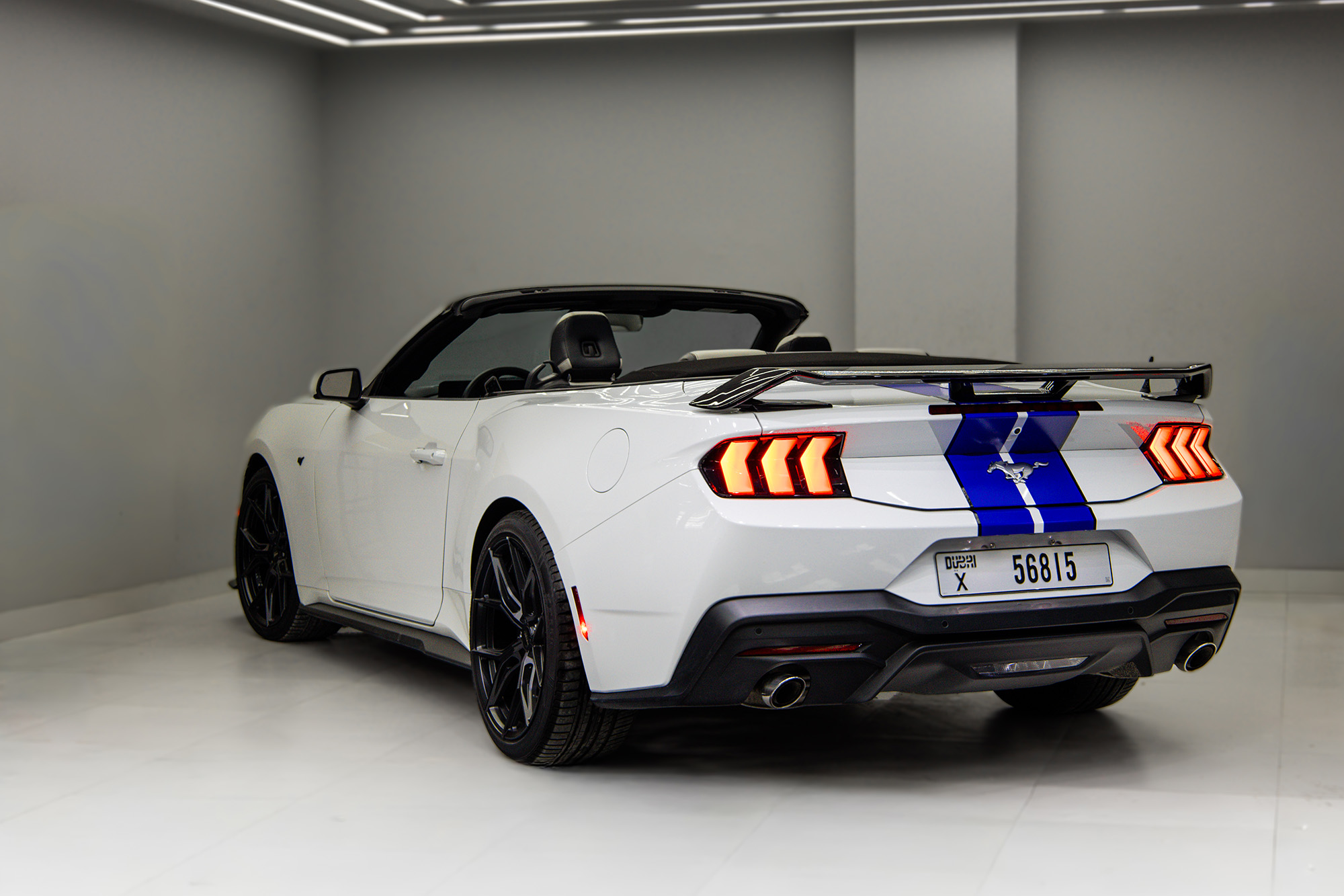 Ford Mustang New Gen Convertible White & Blue