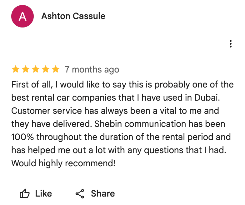 Ashton Cassule - reviews