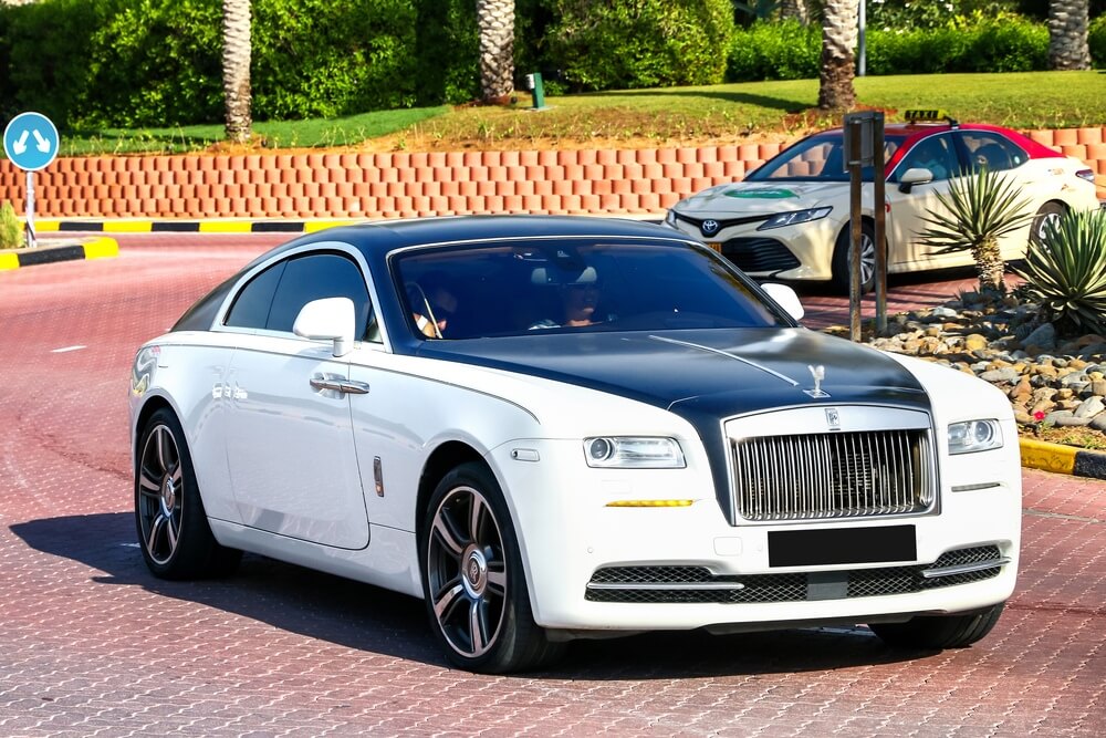 Voiture de luxe Rolls-Royce Wraith