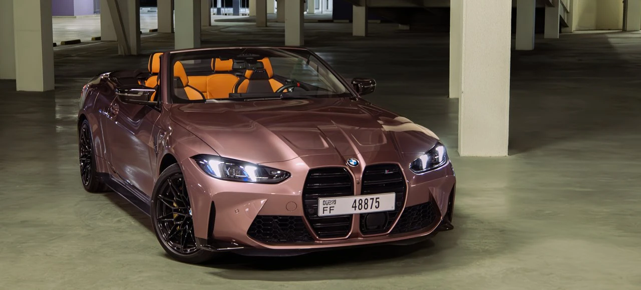 BMW M4 Competition Convertible Daytona Violet