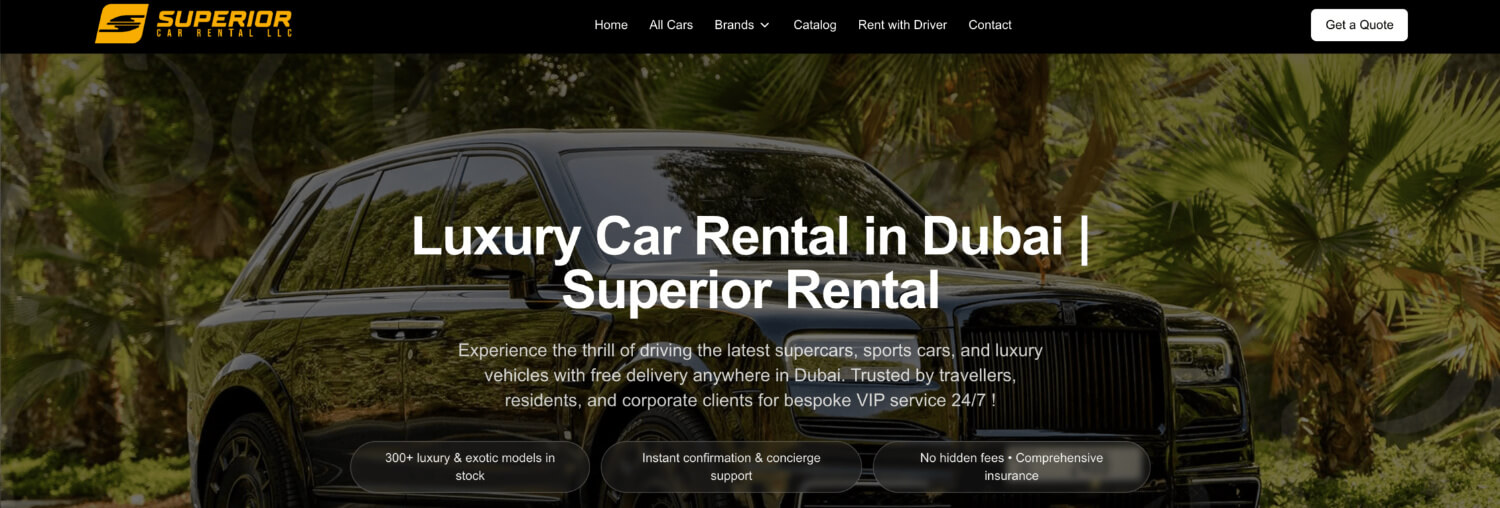 Les 10 meilleures sociétés de location de voitures de luxe à Dubai (Guide 2026) Location de voiture supérieure