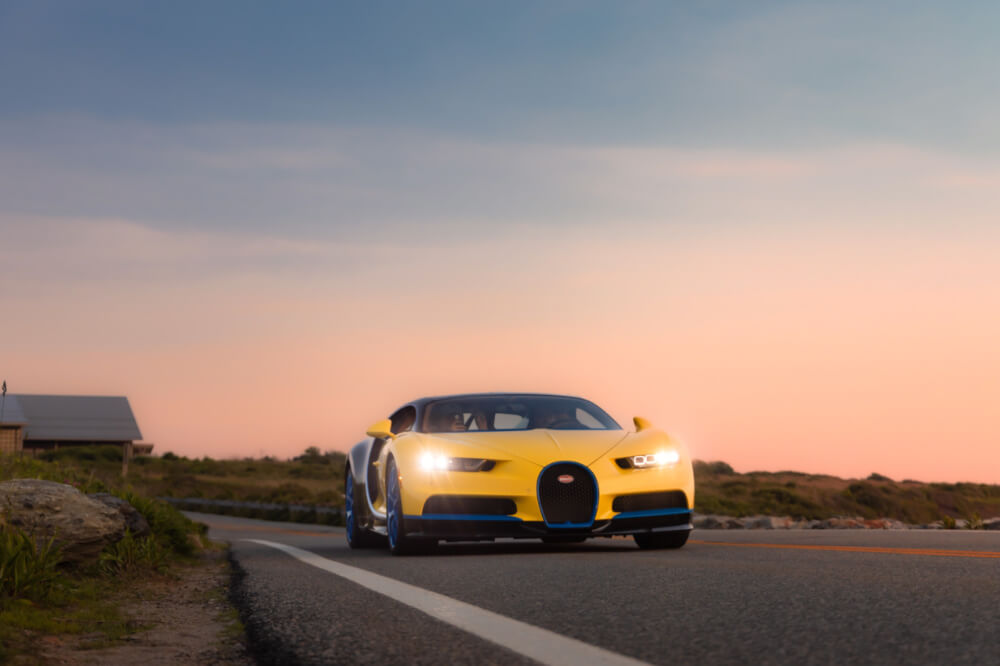 Bugatti Chiron בדובאי