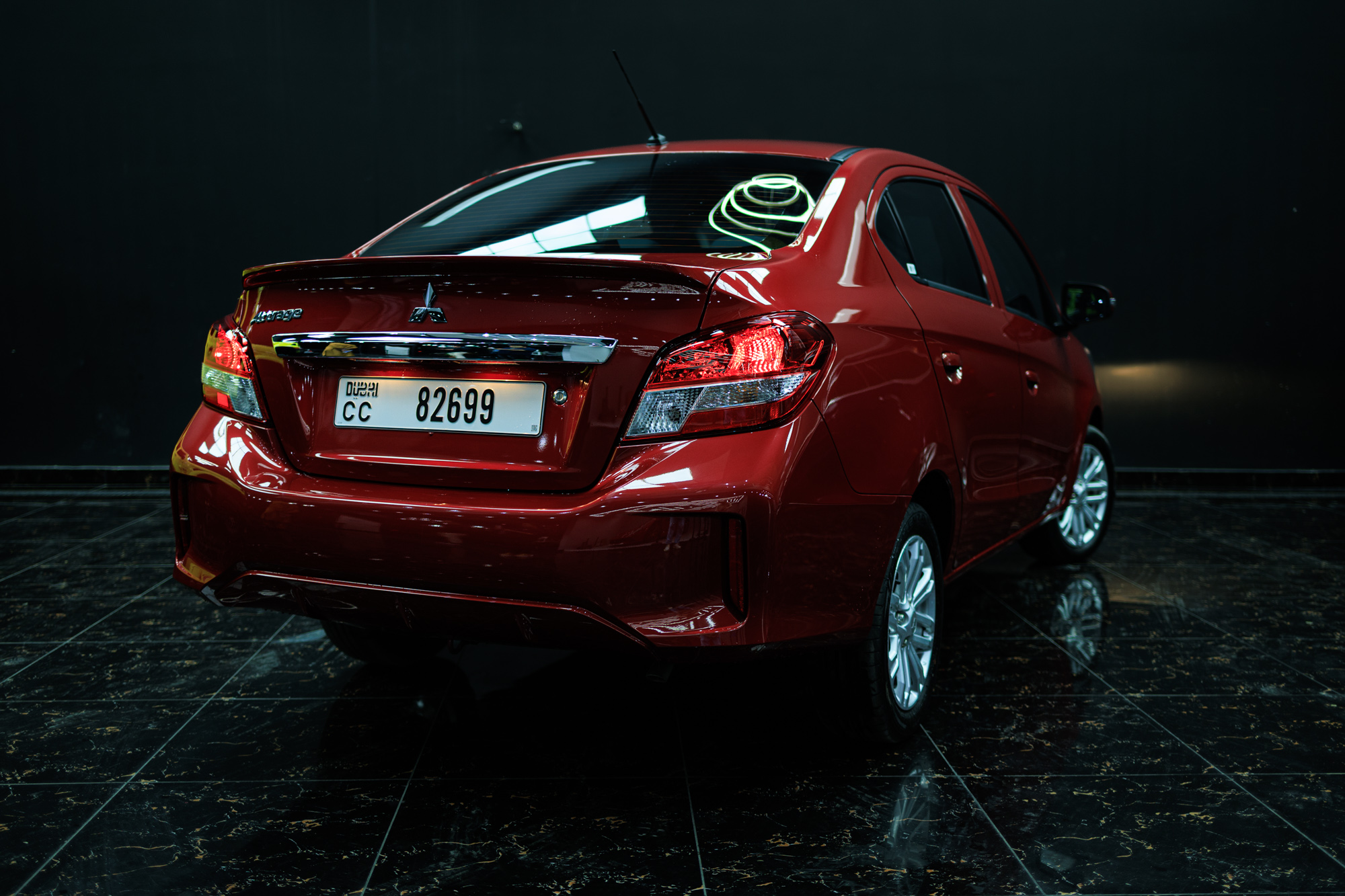 Mitsubishi Attrage Red