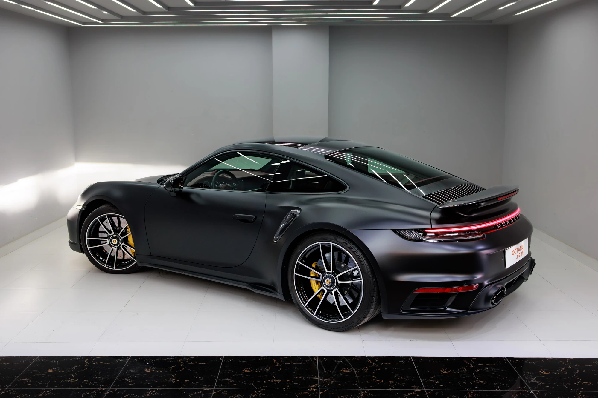 Porsche 911 Turbo S Black Matte