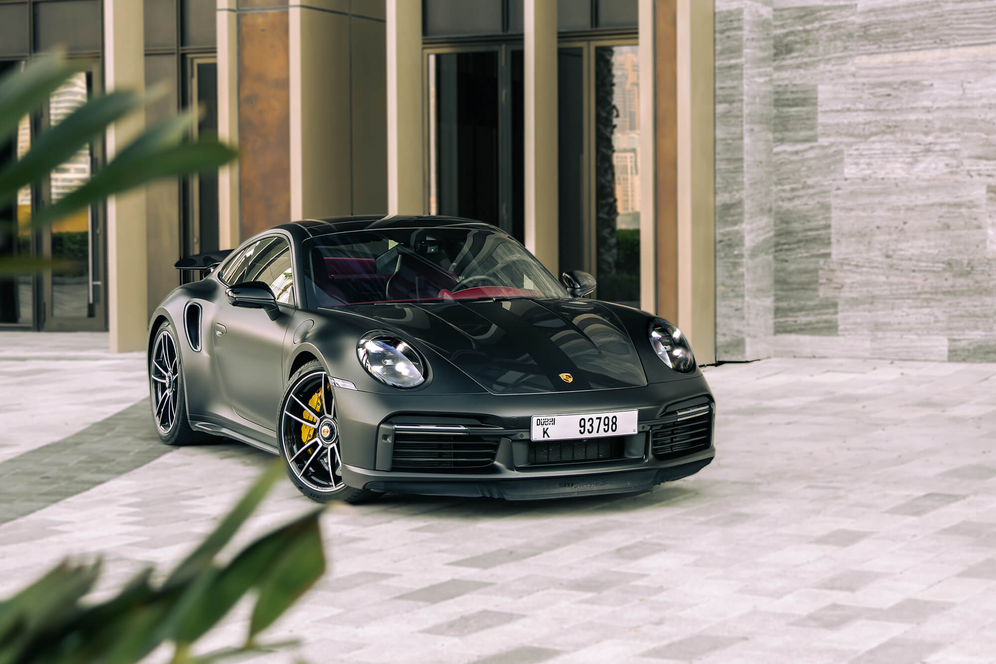 Porsche 911 Turbo S Black Matte
