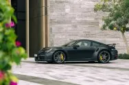 Porsche 911 Turbo S Zwart Mat