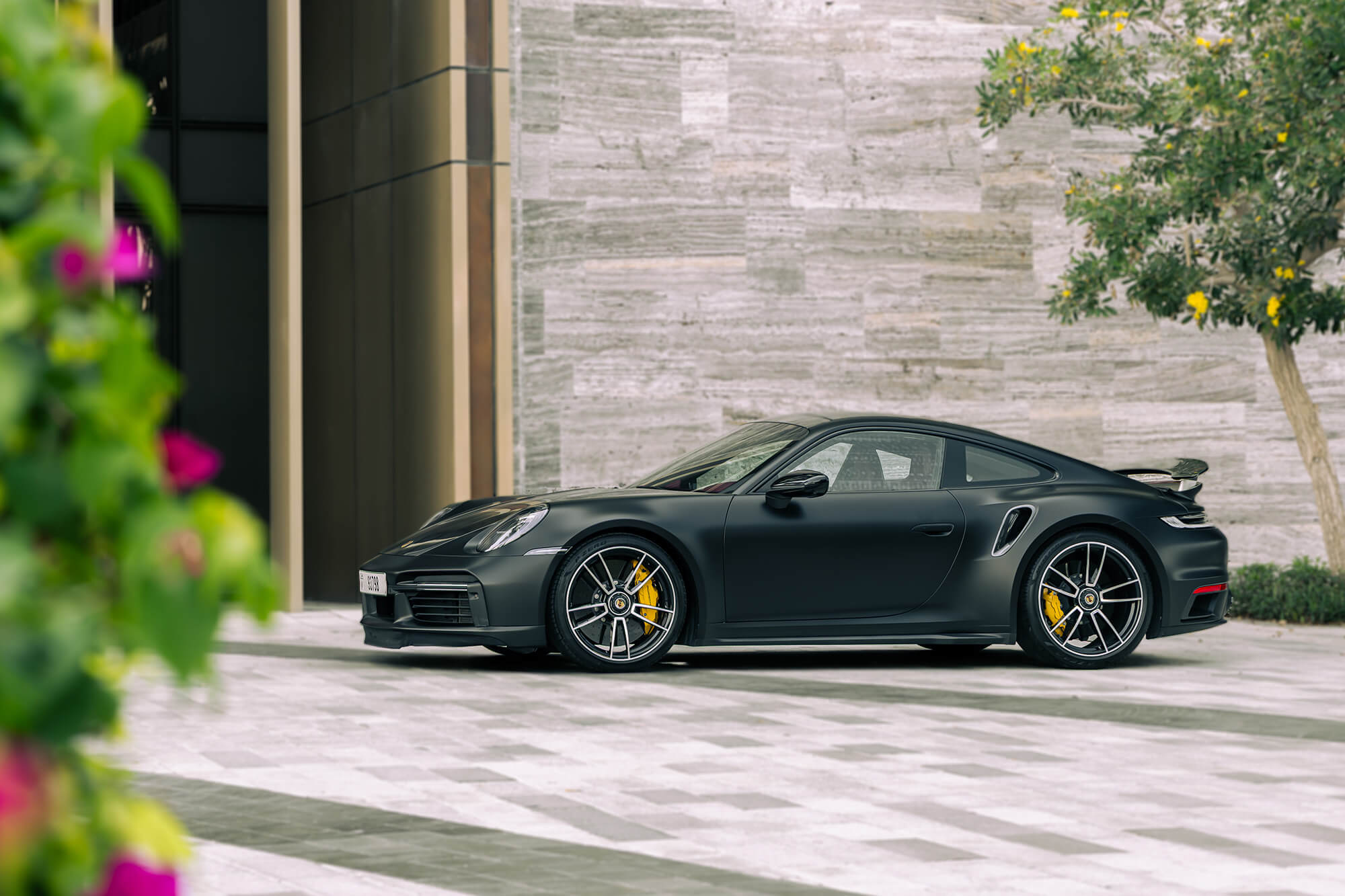 Porsche 911 Turbo S Black Matte