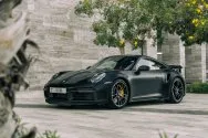 Porsche 911 Turbo S Zwart Mat