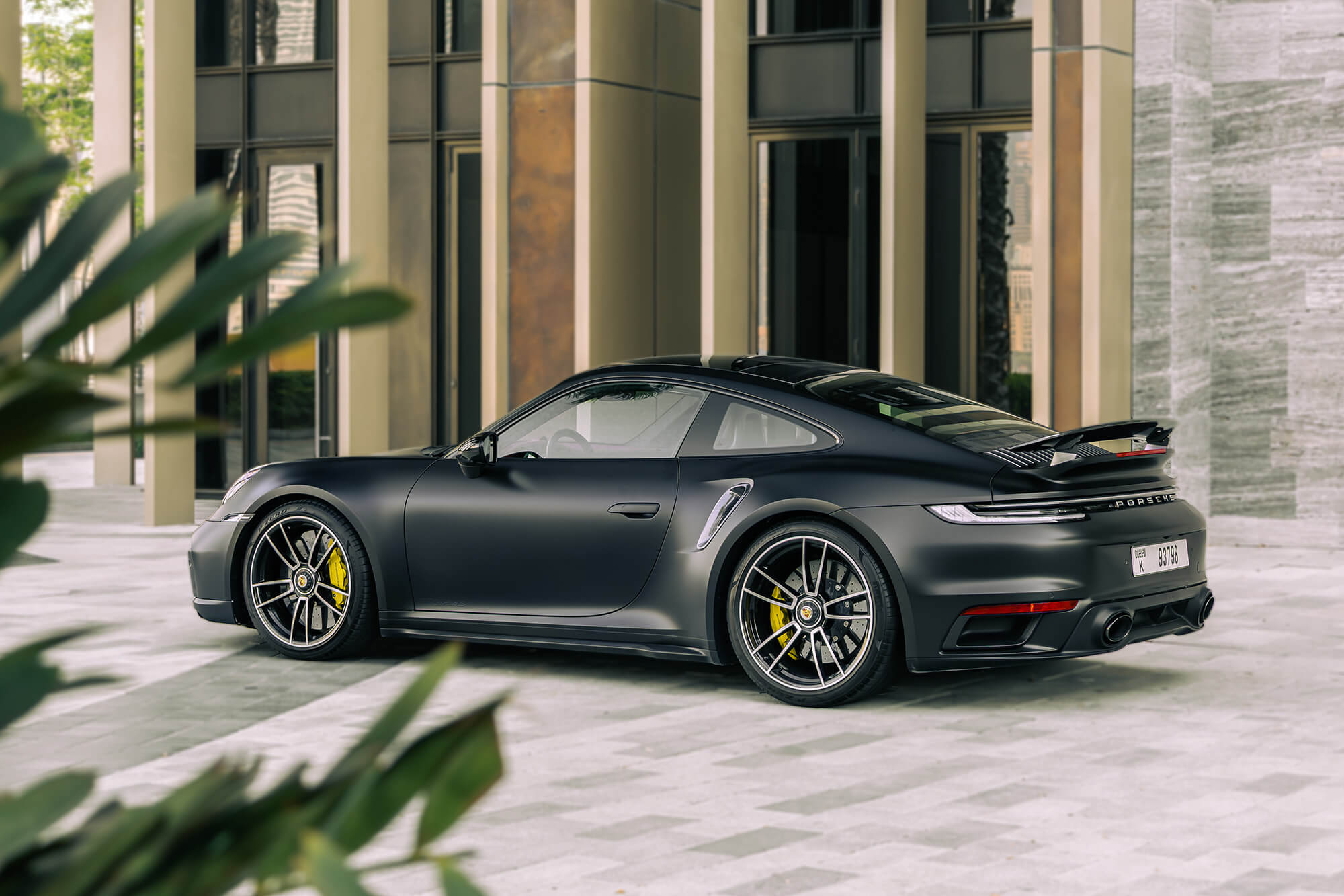 Porsche 911 Turbo S Black Matte