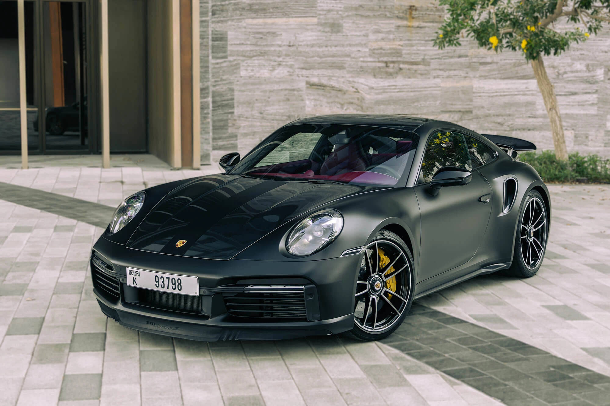 Porsche 911 Turbo S Sort mat Porsche 911 Turbo S Sort mat