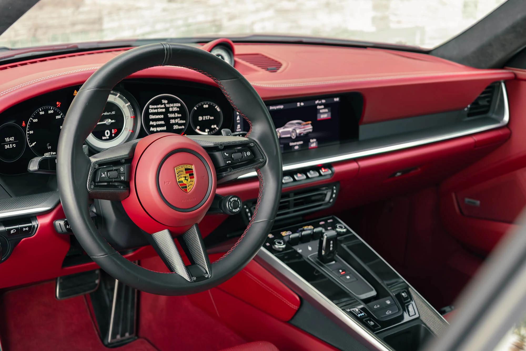 Porsche 911 Turbo S Zwart Mat