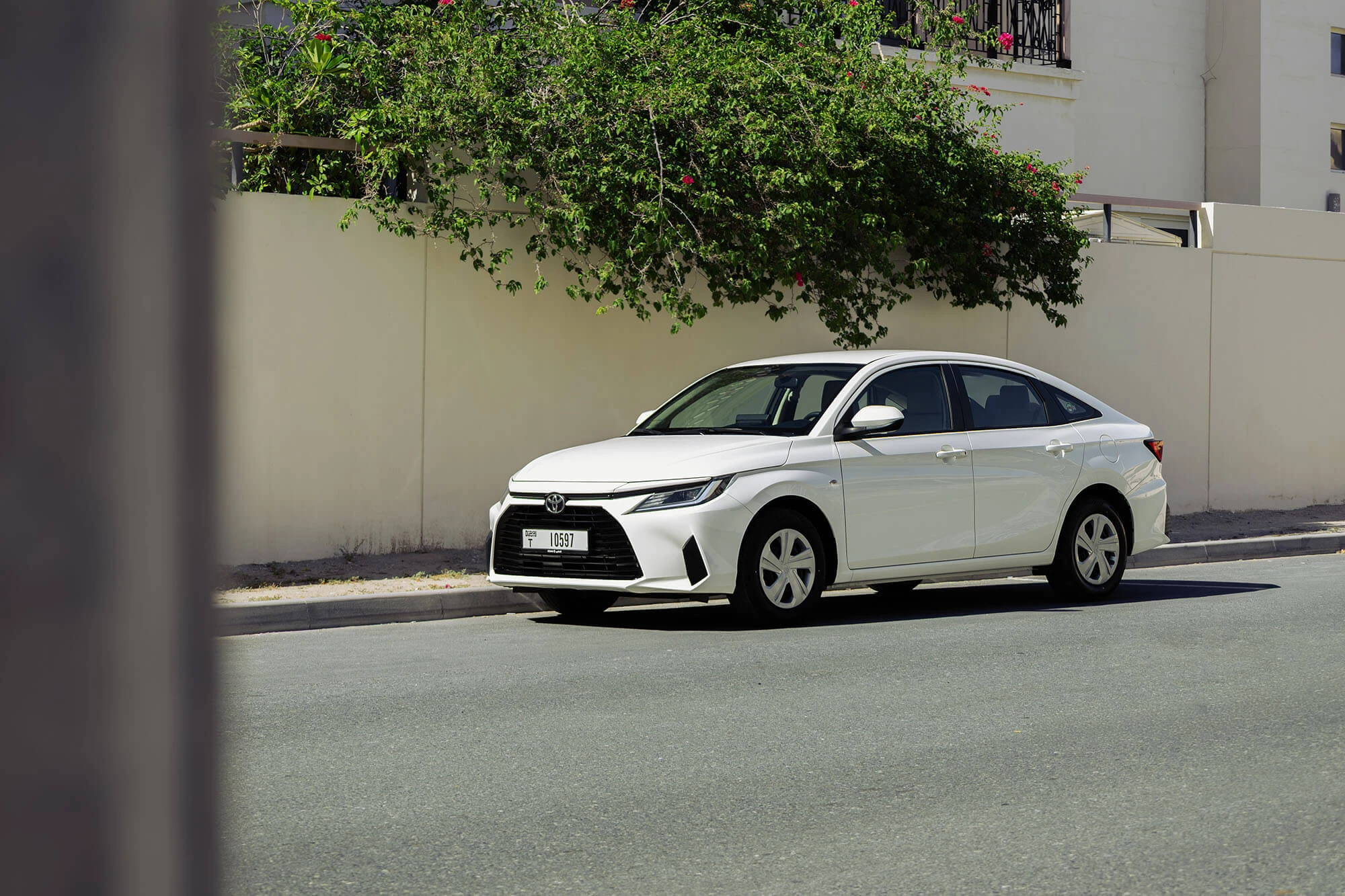 Toyota Yaris דור חדש לבן
