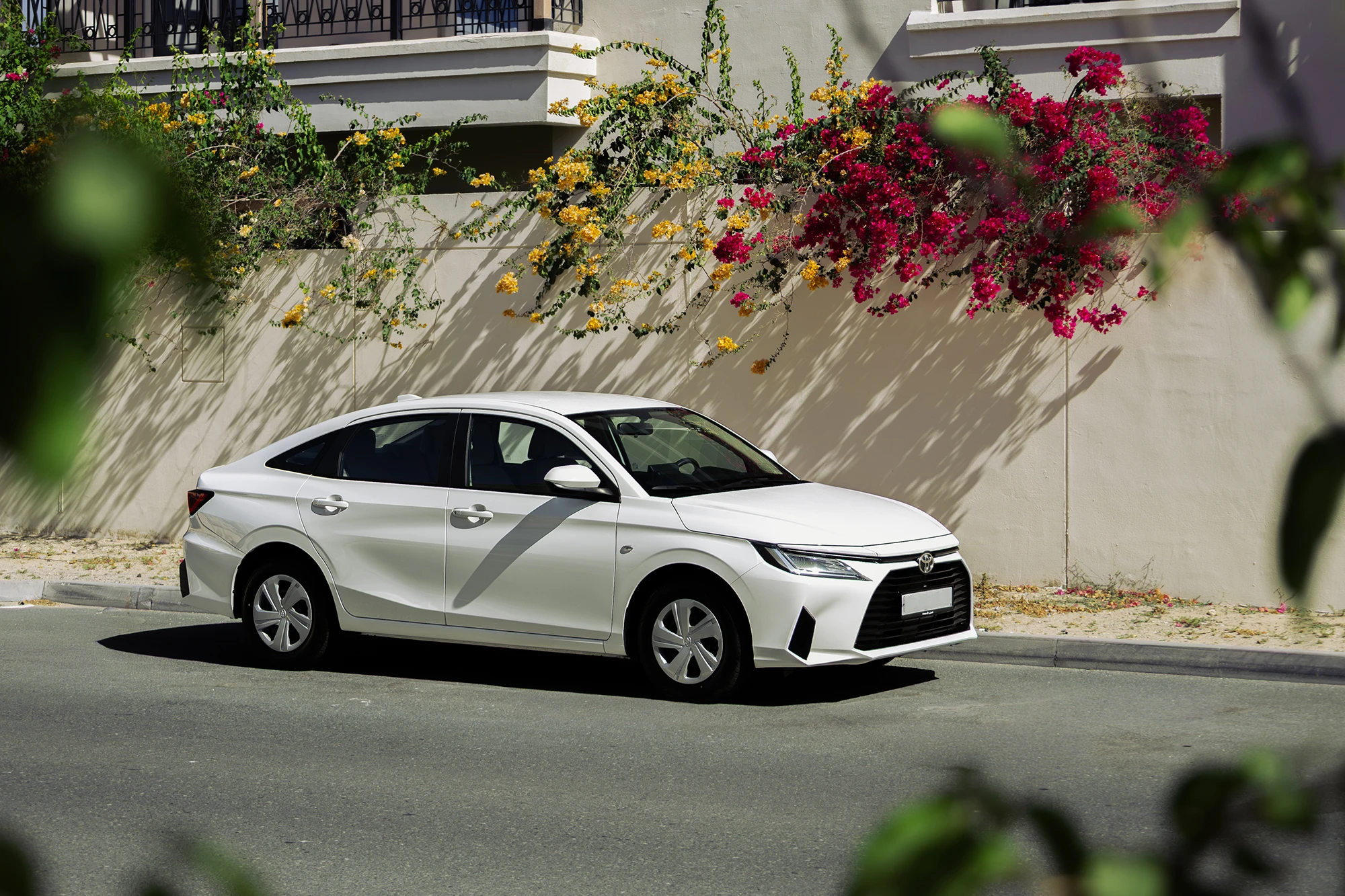 Toyota Yaris New Gen White Toyota Yaris New Gen White