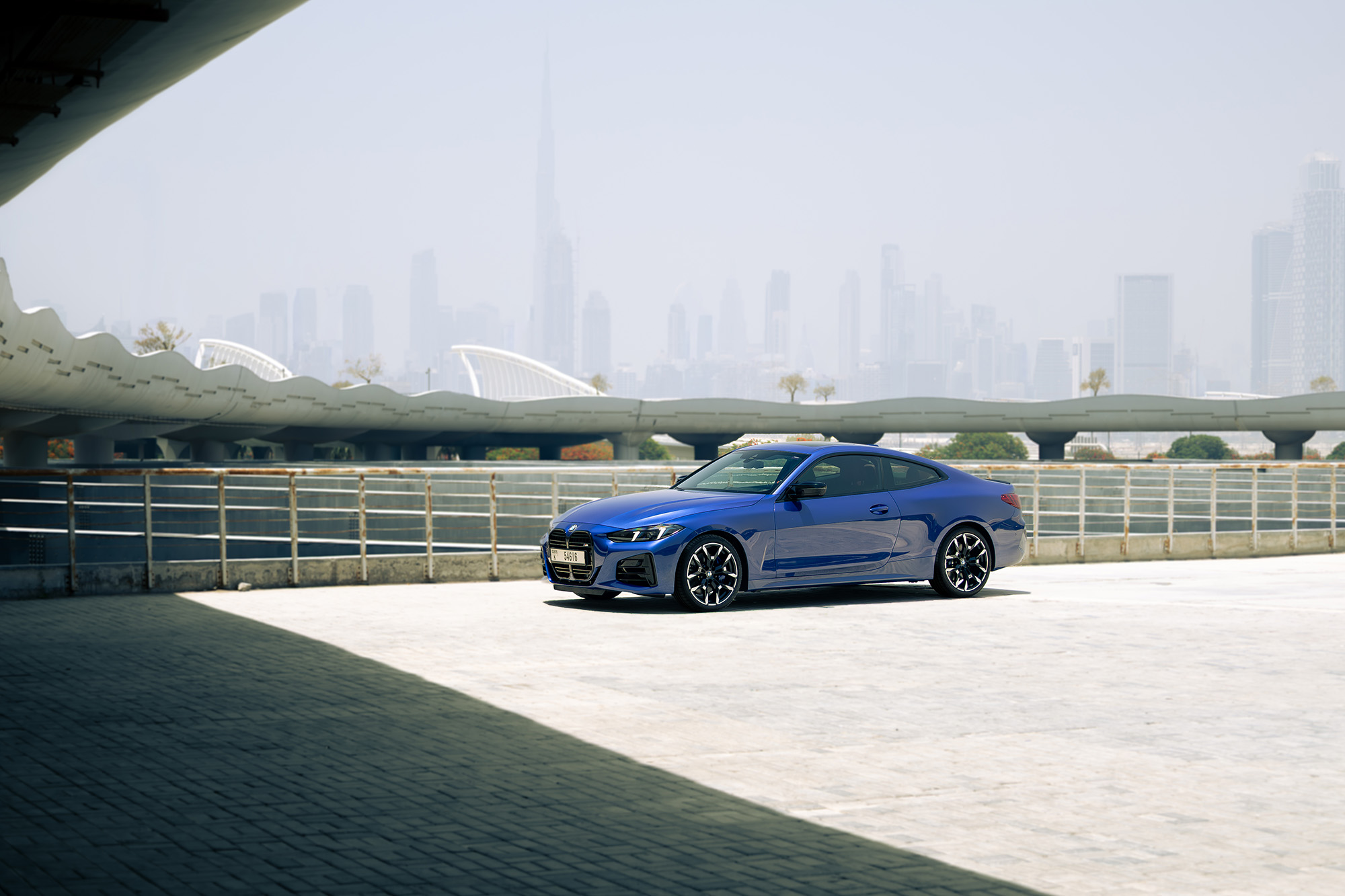 BMW M440 קופה כחול BMW M440 קופה כחול