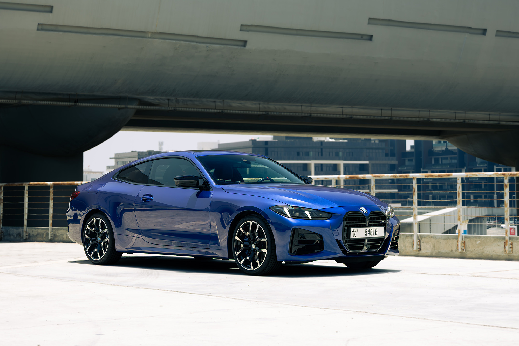 BMW M440 קופה כחול BMW M440 קופה כחול