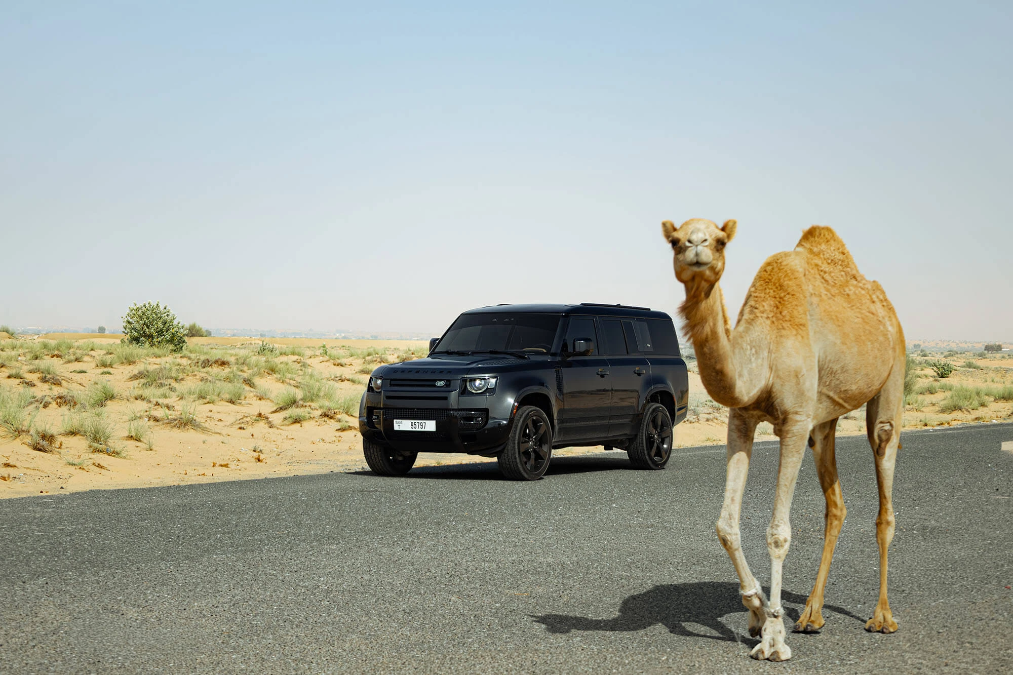 Land Rover Defender 130 אפור