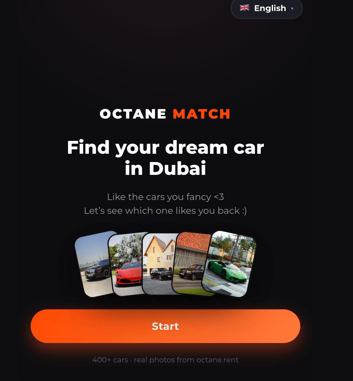 Maak kennis met Octane Match: veeg naar rechts voor je droomauto in Dubai