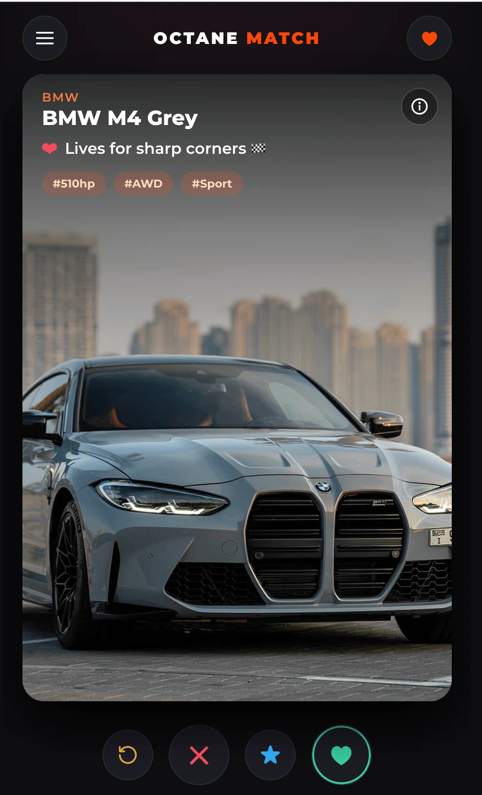 Meet Octane Match: Swipe Right on Your Dream Car in Dubai Meet Octane Match: Swipe Right on Your Dream Car in Dubai