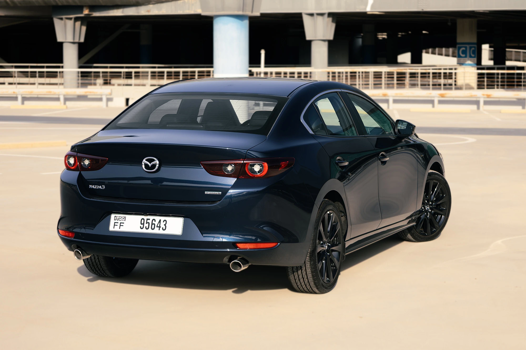 Mazda 3 Blau
