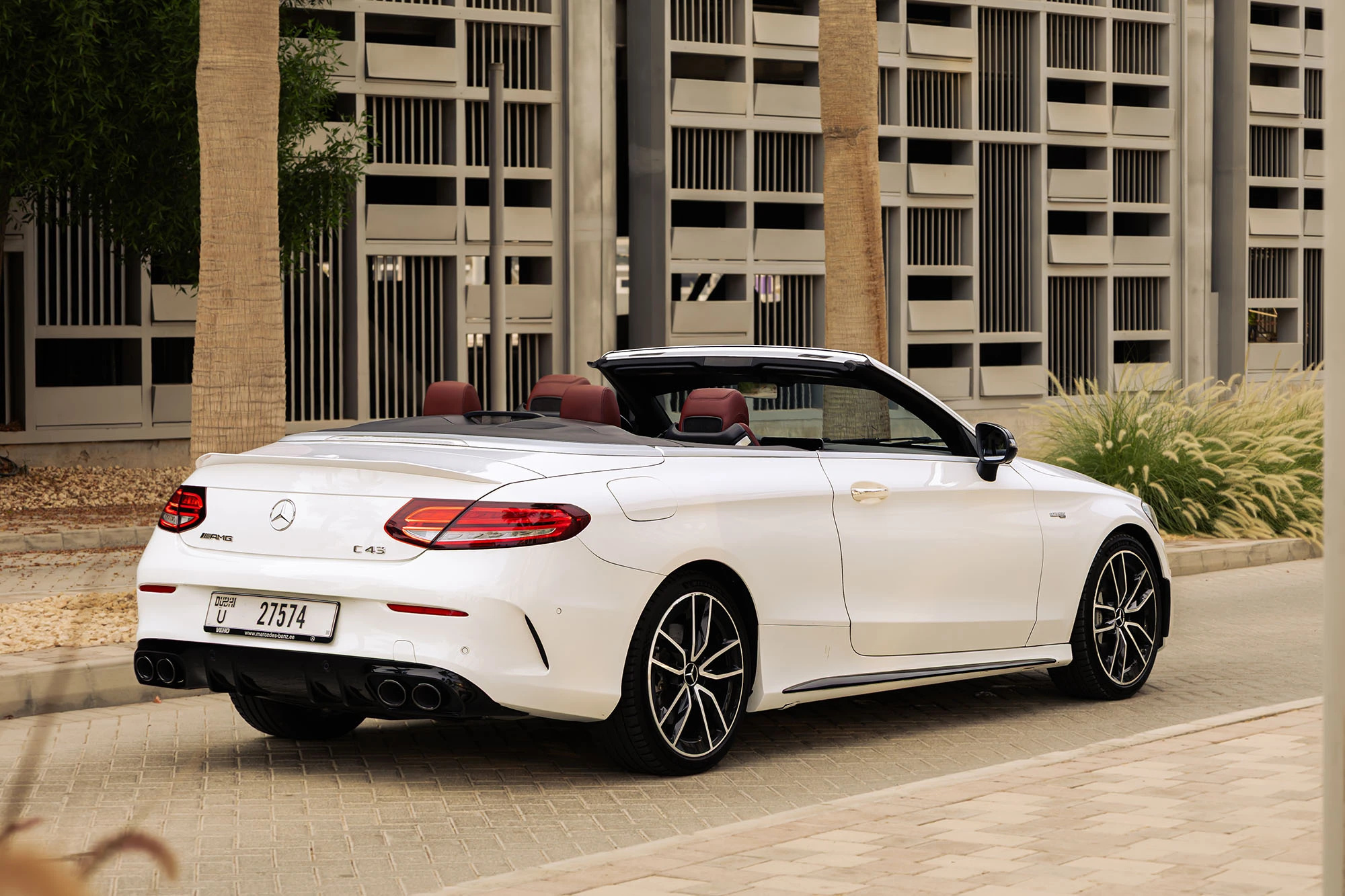 Mercedes Mercedes-Benz C43 AMG Cabriolet, blanche
