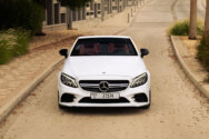Mercedes بنز C43 AMG مكشوفة، بيضاء