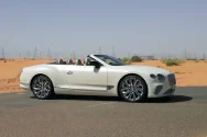 סרטון של Bentley Continental GT Mulliner קבריולט בצבע לבן מט